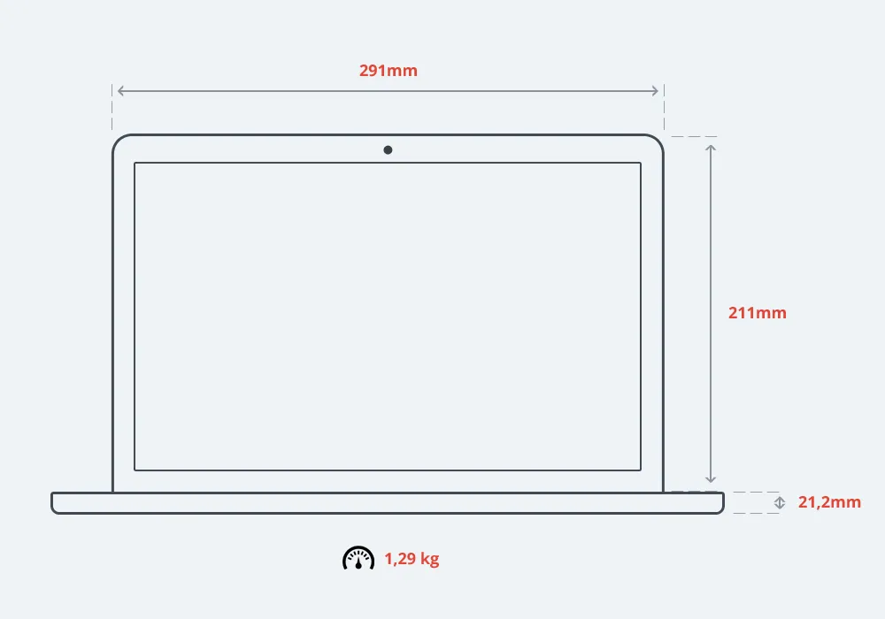 Rozměry a hmotnost notebooku Acer Aspire E11