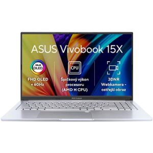 Notebook ASUS Vivobook 15X OLED M1503QA-L1148W Transparent Silver