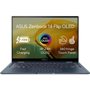 Notebook ASUS Zenbook 14 Flip OLED UP3404VA-OLED045W Ponder Blue celokovový