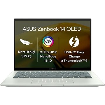 Notebook ASUS Zenbook 14 OLED UX3402ZA-OLED335W Aqua Celadon