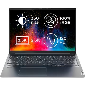 Notebook Lenovo IdeaPad 5 Pro 16IAH7 Storm Grey celokovový