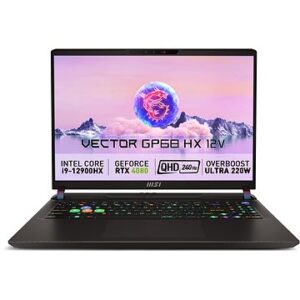 Notebook MSI Vector GP68HX 12VH-046XCZ