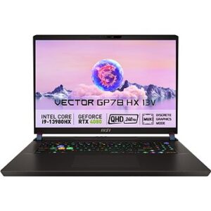 Notebook MSI Vector GP78HX 13VH-468CZ