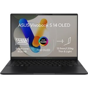 Notebook ASUS Vivobook S 14 OLED M5406UA-OLED032W Neutral Black celokovový