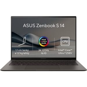 Notebook ASUS Zenbook S 14 OLED UX5406SA-OLED093X Zumaia Gray celokovový