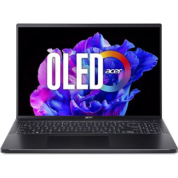 Notebook Acer Swift Go 16 Ice Black celokovový (SFG16-71-77G3)