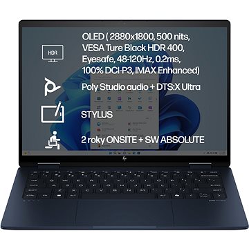 Notebook HP ENVY x360 14-fc0900nc Atmospheric Blue Celokovový