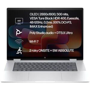 Notebook HP ENVY x360 16-ac0001nc Glacier Silver Celokovový