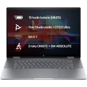 Notebook HP ENVY x360 16-ad0000nc Meteor silver Aluminium Celokovový