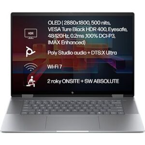 Notebook HP ENVY x360 16-ad0001nc Meteor silver Aluminum Celokovový