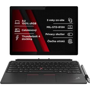 Notebook Lenovo ThinkPad X12 Detachable Gen 2 Black LTE + aktivní stylus Lenovo