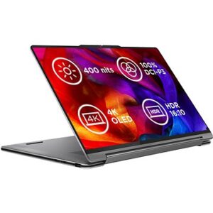 Notebook Lenovo Yoga 9 2-in-1 14IMH9 Luna Grey celokovový + myš Lenovo 600 + pouzdro Lenovo + stylus Lenovo