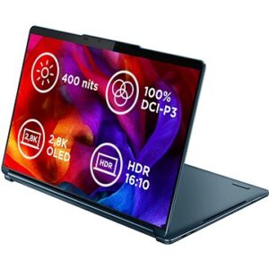 Notebook Lenovo Yoga Book 9 13IMU9 Tidal Teal celokovový + myš Lenovo 600 + Folio Stand + stylus Lenovo
